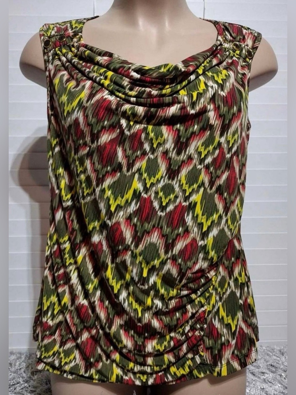 Ashley Stewart Women’s 1X Sleeveless Top